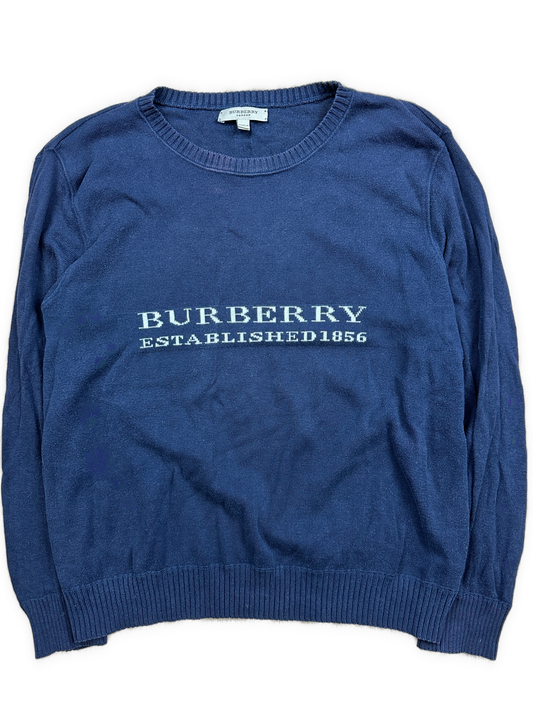 vintage Burberry knittedsweater {S}