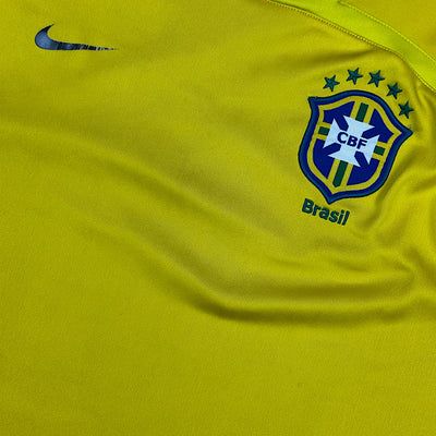 vintage Nike Brasil trainingjersey {L}