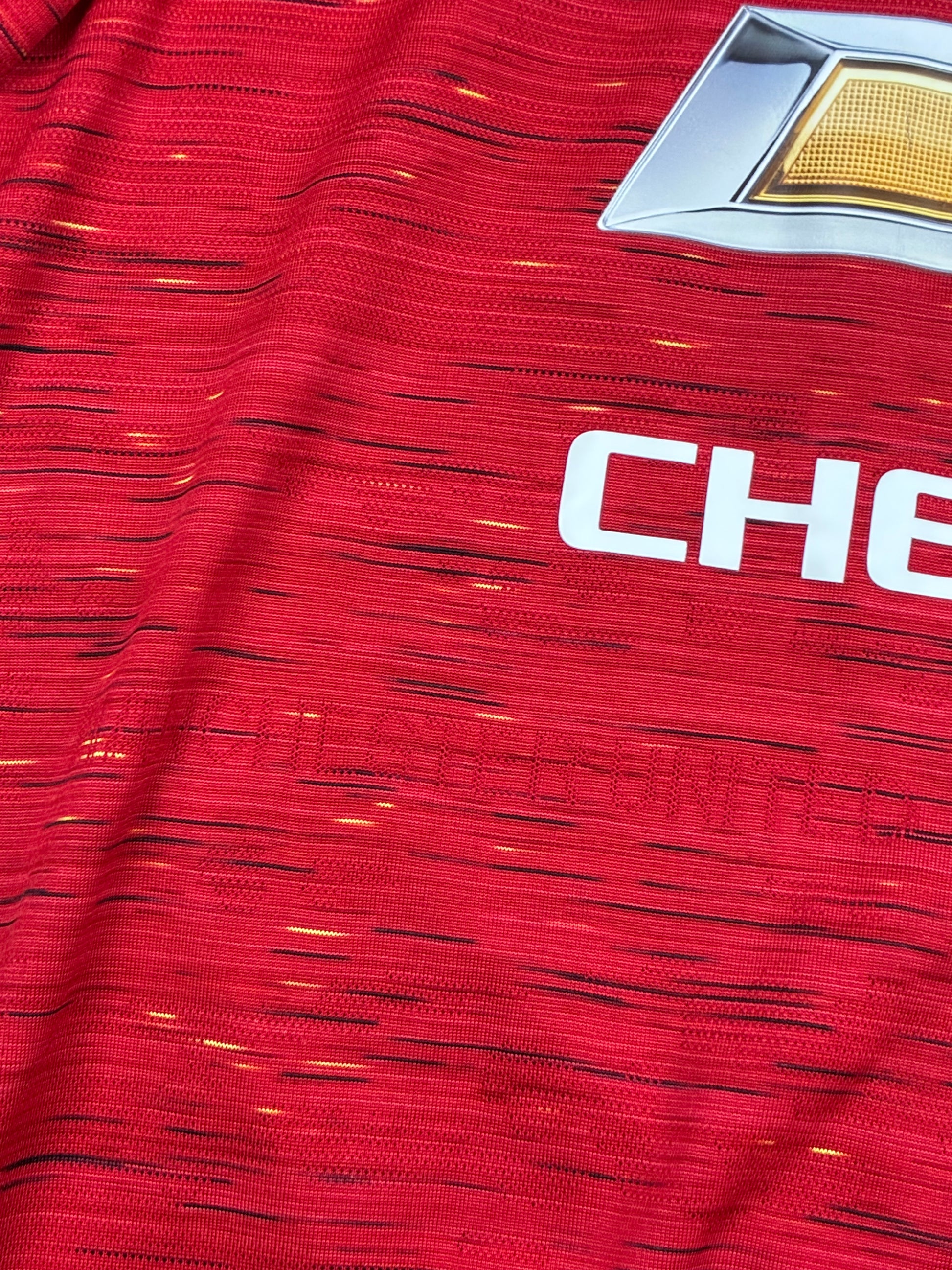 red Adidas Manchester United RASHFORD10 home jersey {S}
