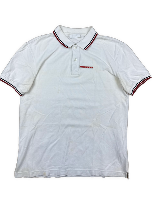 white Prada polo