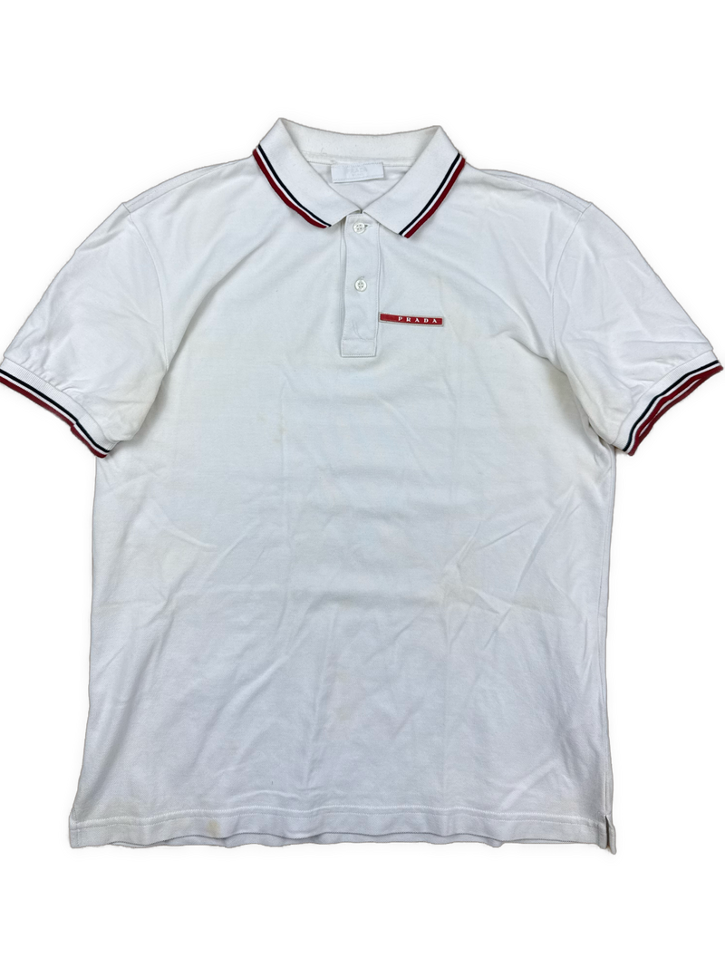 white Prada polo