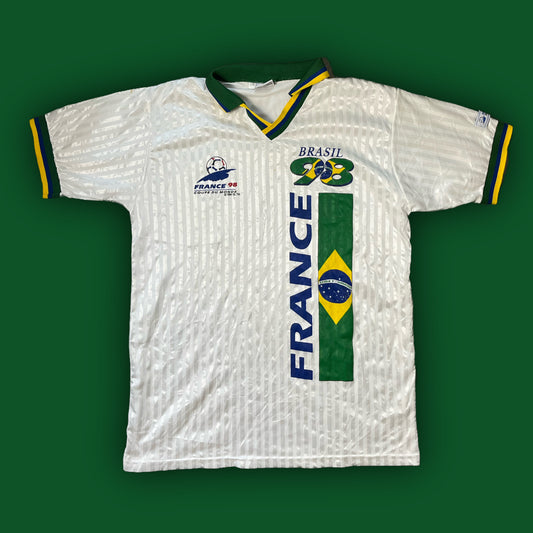 vintage France Brasil 98 jersey {XL}