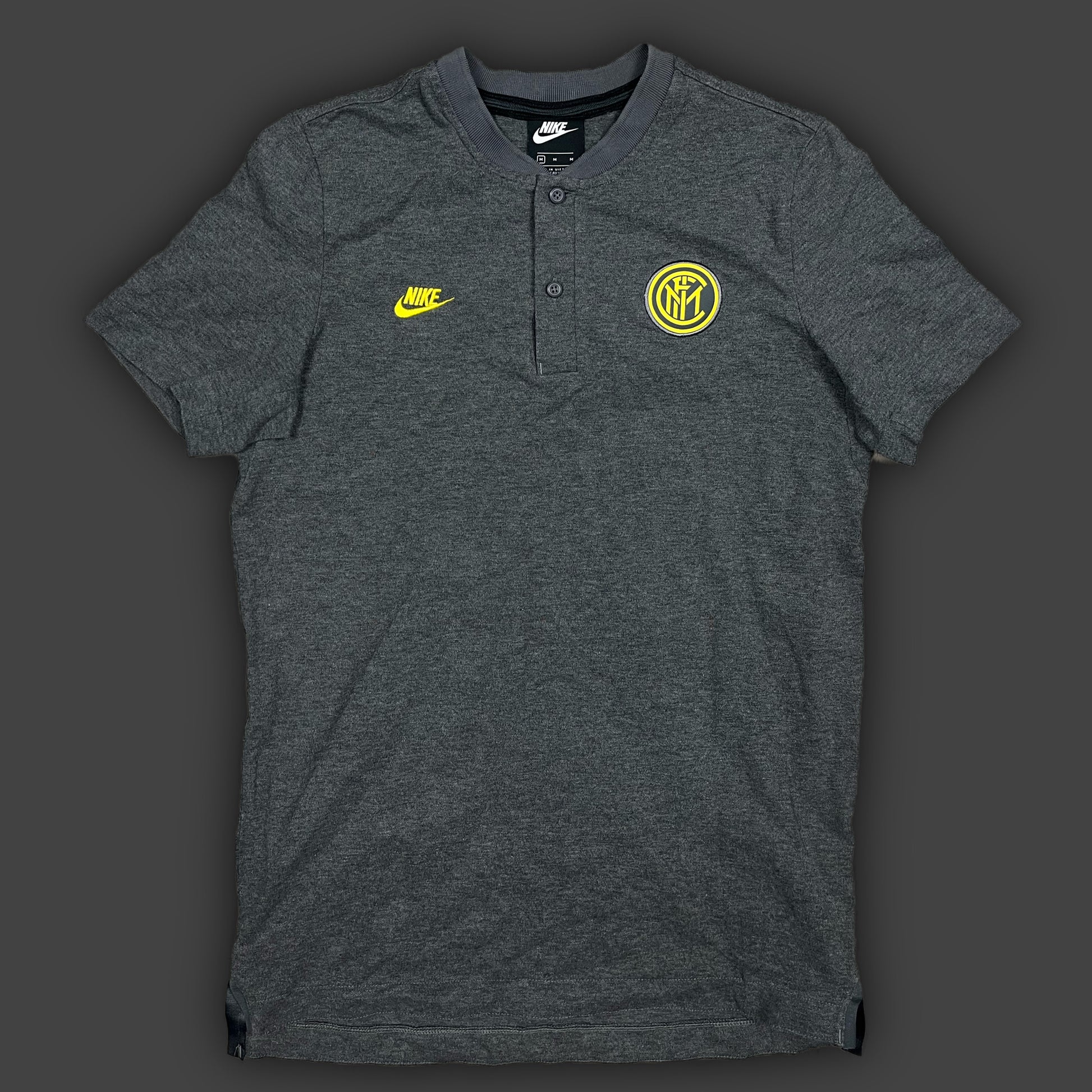 grey Nike Inter Milan polo {M}