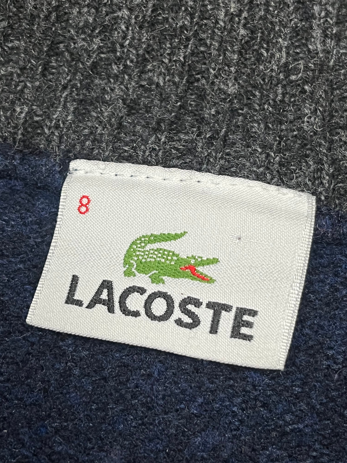 vintage Lacoste knittedjacket {XL}