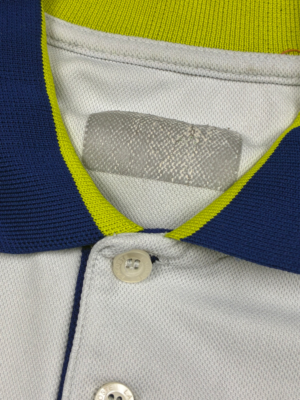 blue Lacoste polo {S}