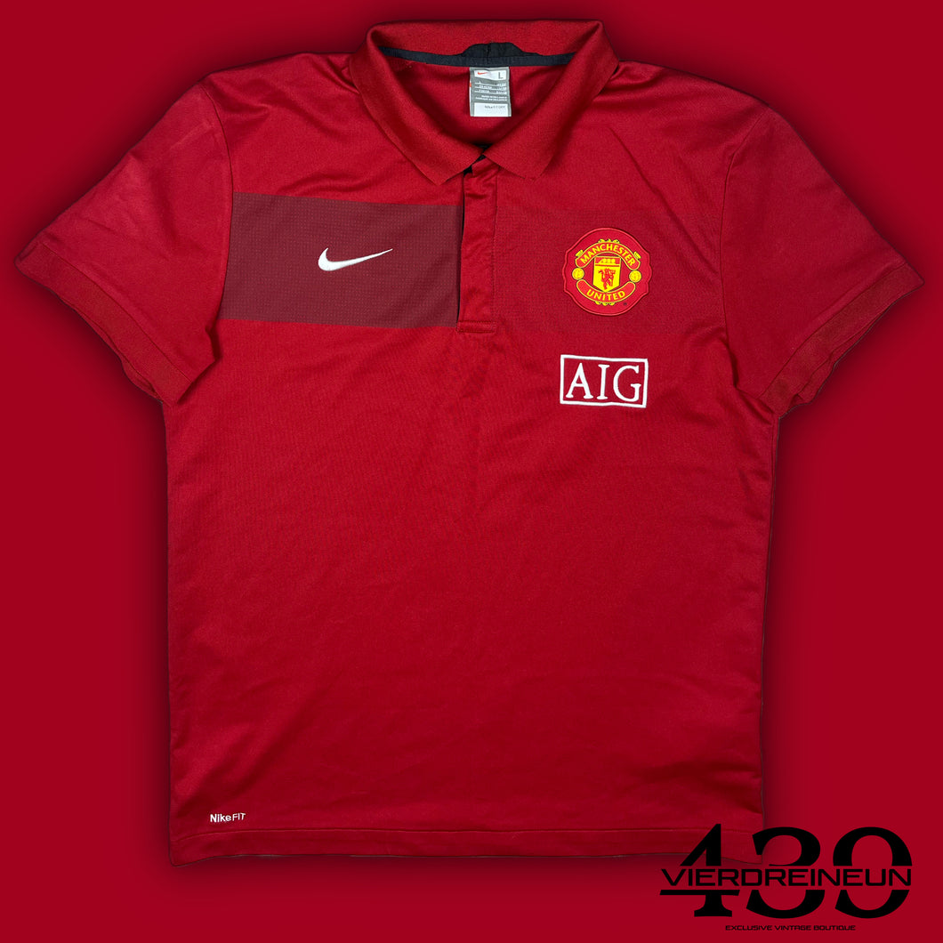 vintage Nike Manchester United polo {L}