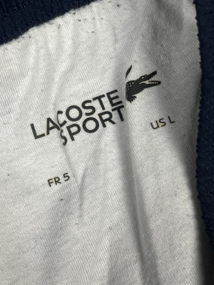 navyblue Lacoste trackpants {L}