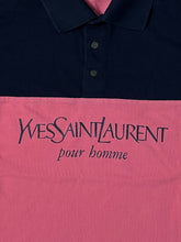 Load image into Gallery viewer, vintage Yves Saint Laurent spellout polo {M}
