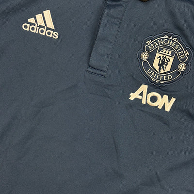 navyblue Adidas Manchester United polo {M}