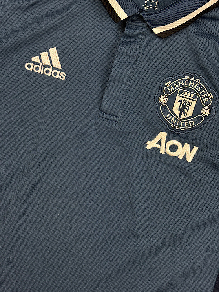 navyblue Adidas Manchester United polo {M}