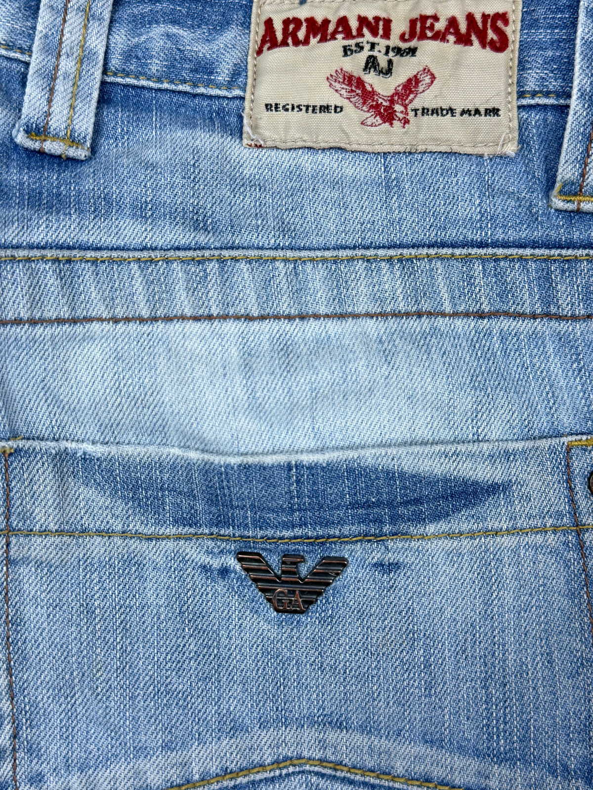 vintage Armani jeans {M}