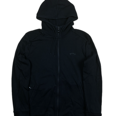 black Hugo Boss sweatjacket {M}
