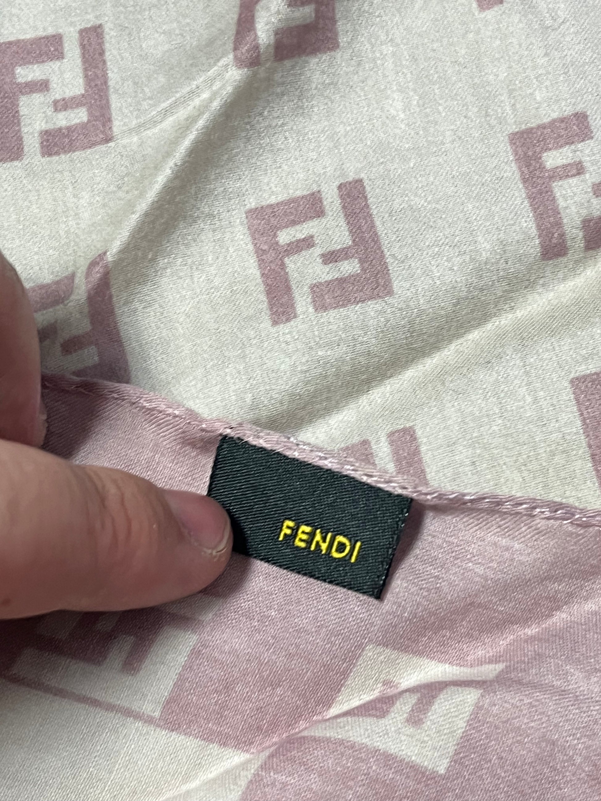 vintage Fendi silk cloth