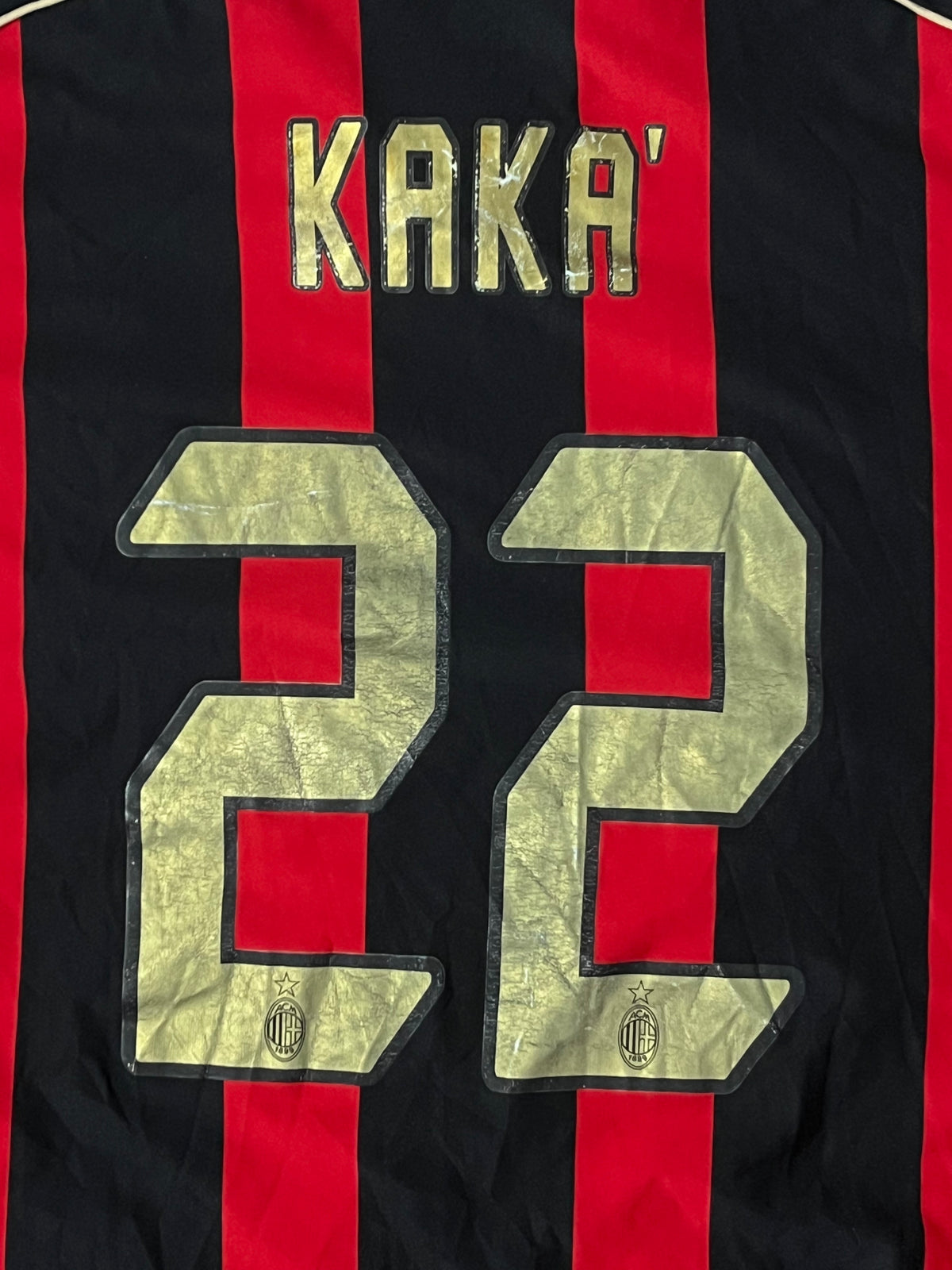 vintage Adidas Ac Milan KAKA22 2006-2007 home jersey {XS}