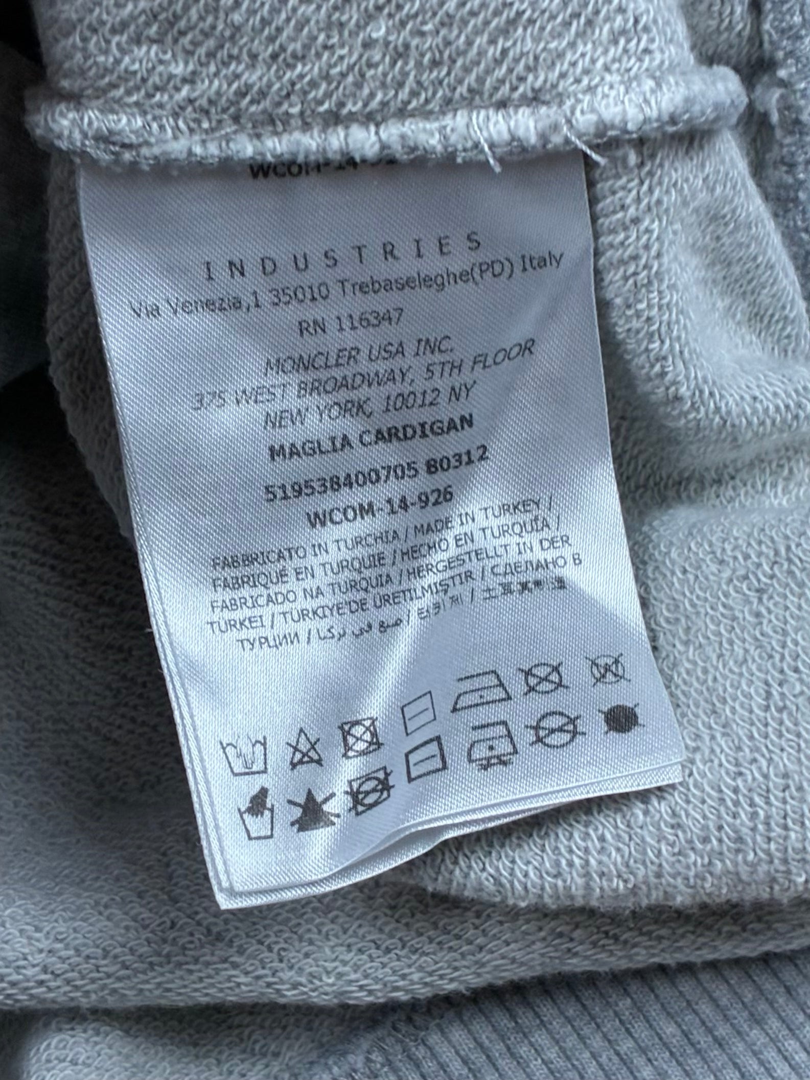 vintage Moncler sweatjacket {XS}