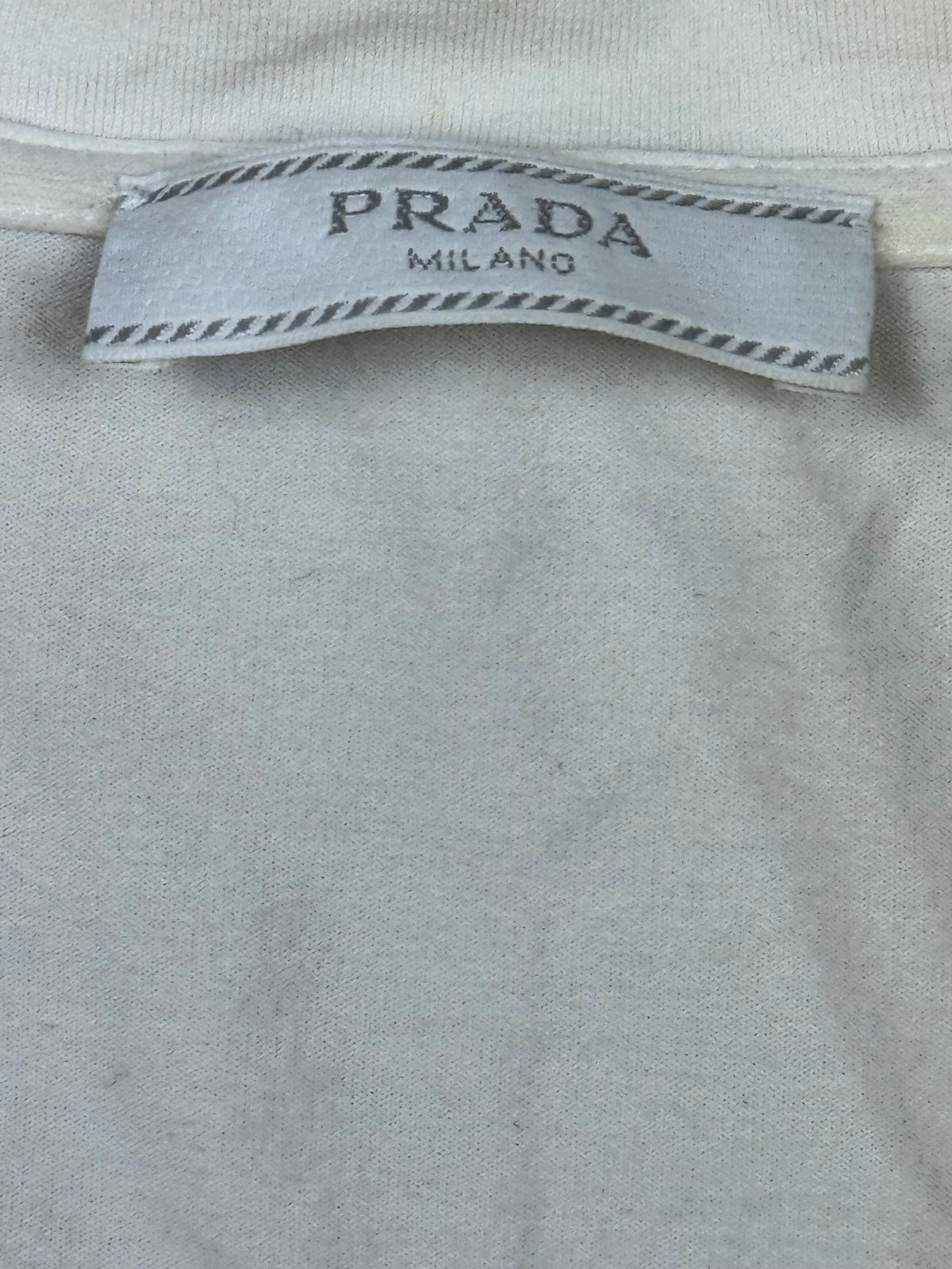 white Prada t-shirt