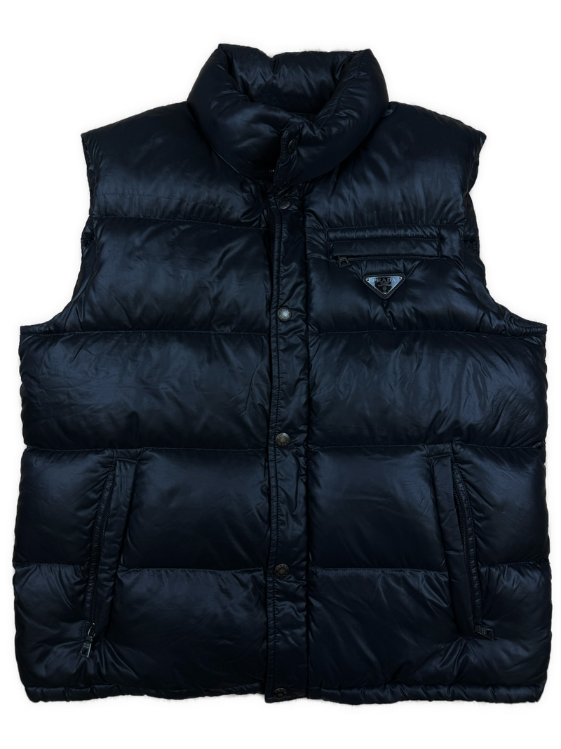 vintage black Prada vest