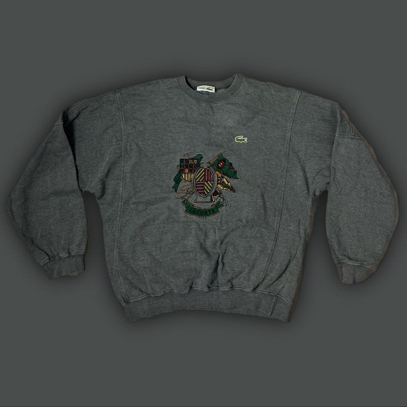 vintage grey Lacoste sweater {M}
