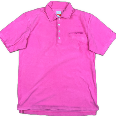 pink Adidas Y-3 Yohji Yamamoto polo {M}