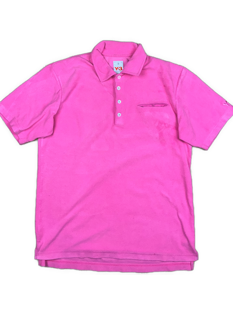 pink Adidas Y-3 Yohji Yamamoto polo