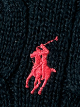 Cargar imagen en el visor de la galería, vintage black Polo Ralph Lauren knittedsweater {L}
