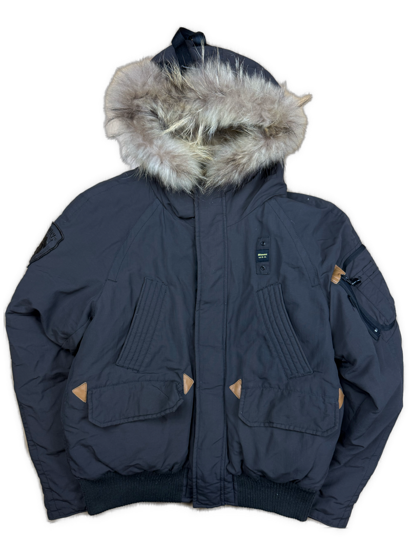vintage Blauer winterjacket {L}