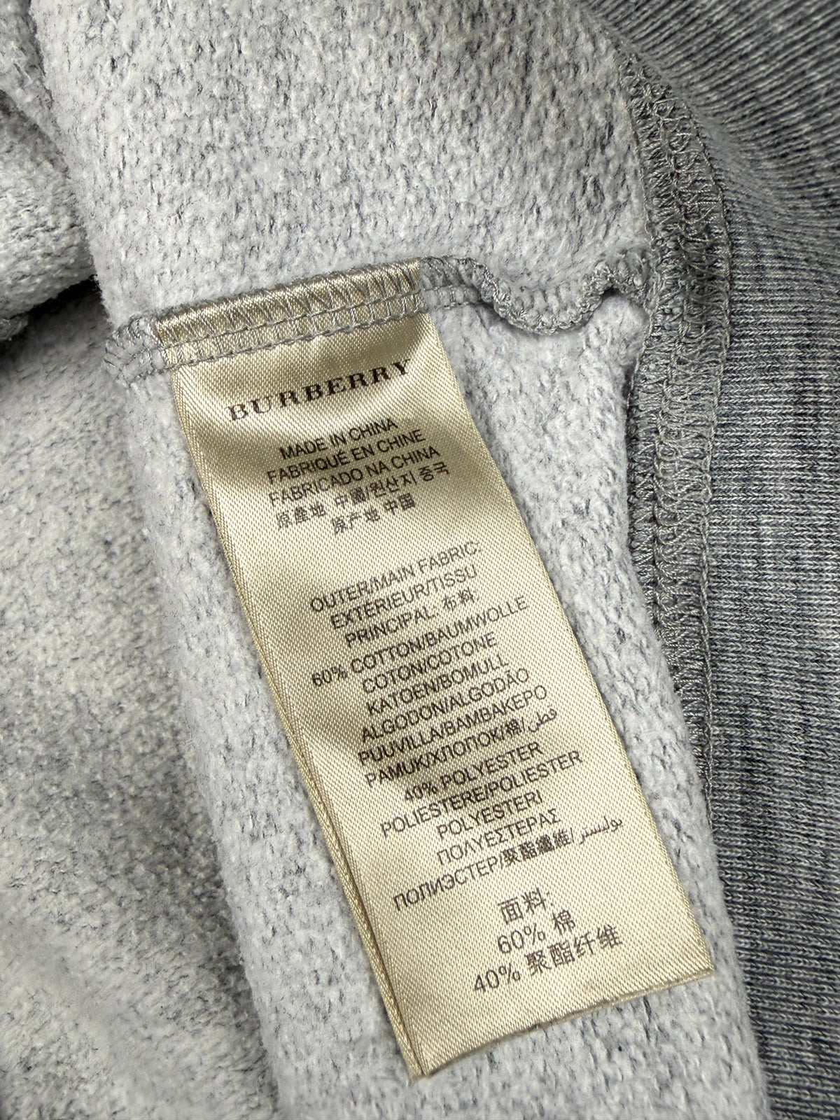 vintage Burberry sweatjacket {M}