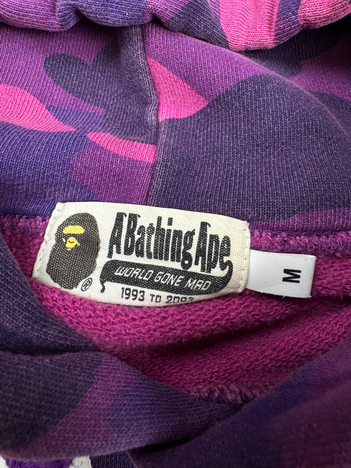 vintage BAPE a bathing ape hoodie {M}