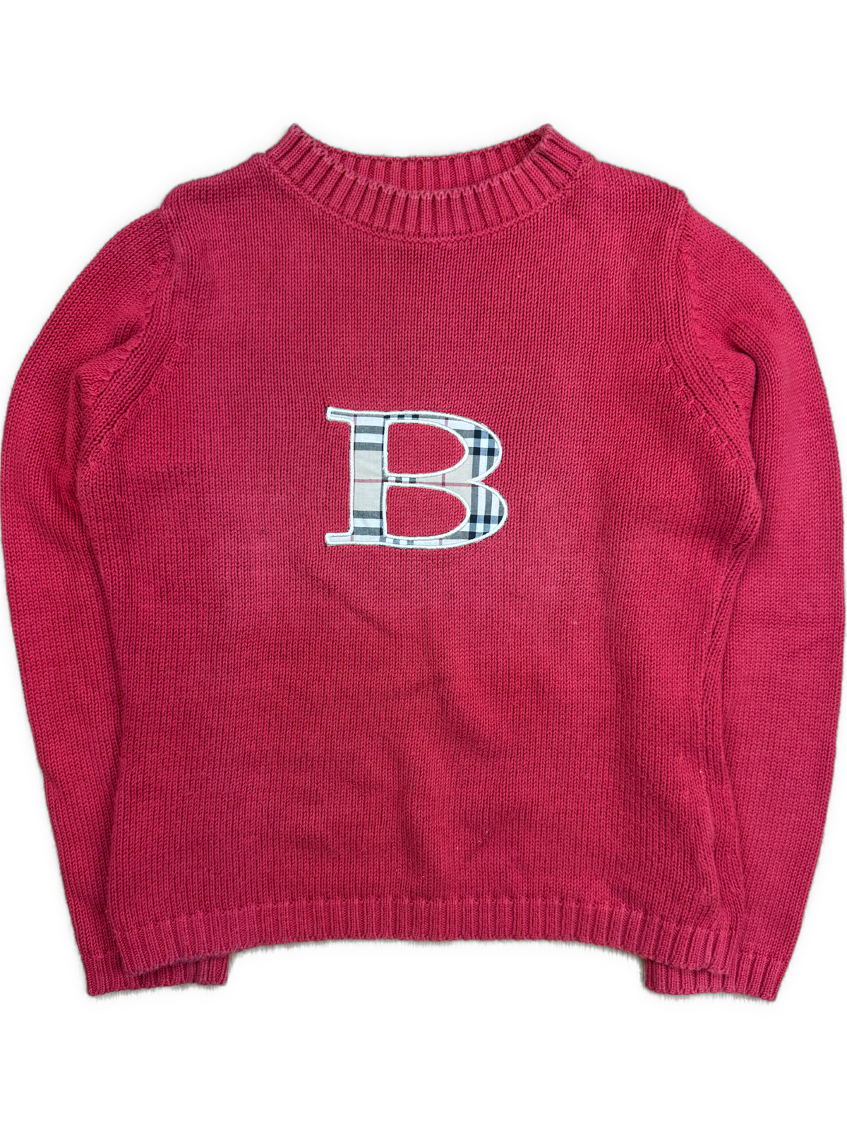 vintage Burberry knittedsweater {S}