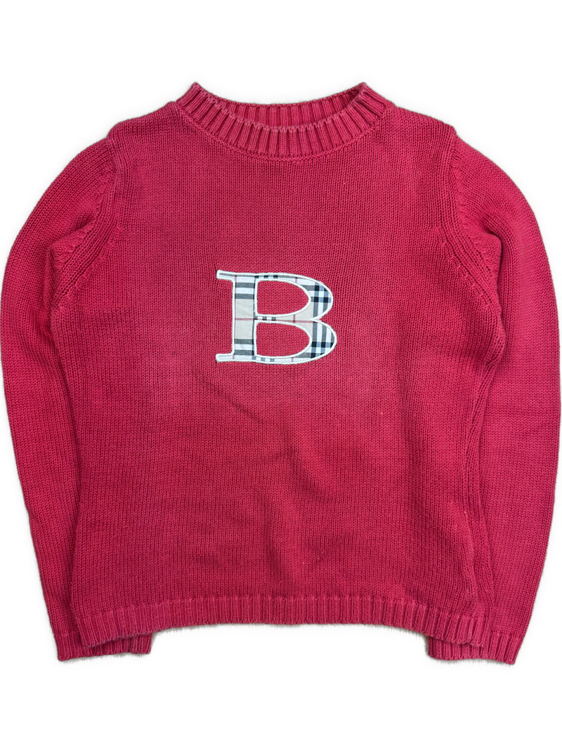 vintage Burberry knittedsweater {S}