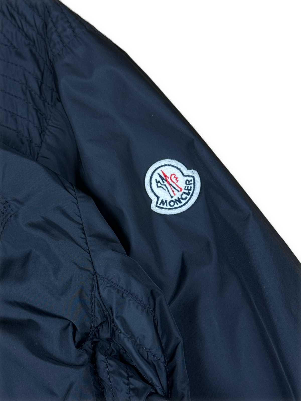 vintage black Moncler windbreaker {XL}