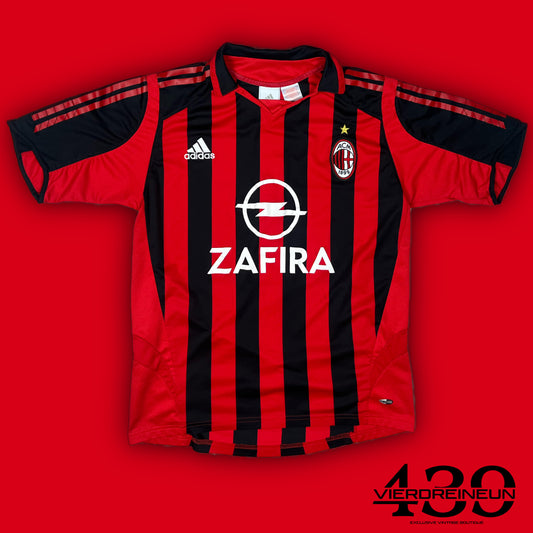 vintage Adidas Ac Milan 2004-2005 home jersey {S}