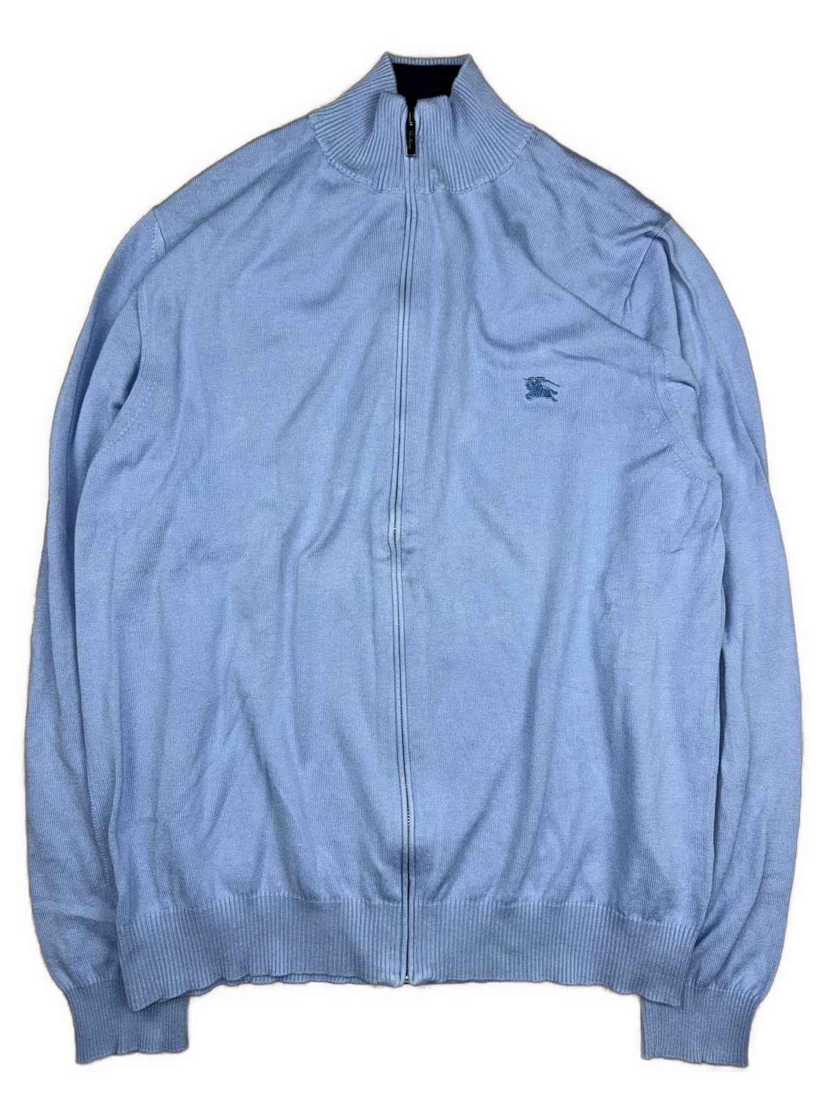 vintage babyblue Burberry sweatjacket