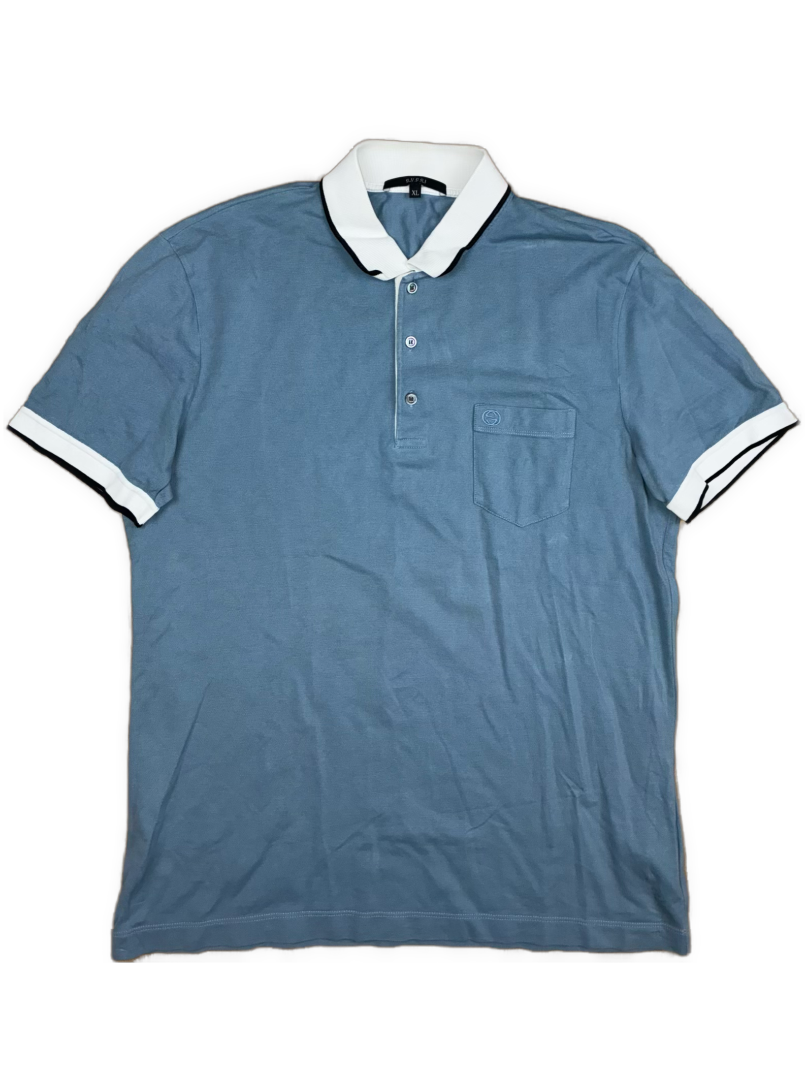 vintage babyblue Gucci polo {XL}