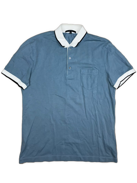 vintage babyblue Gucci polo {XL}