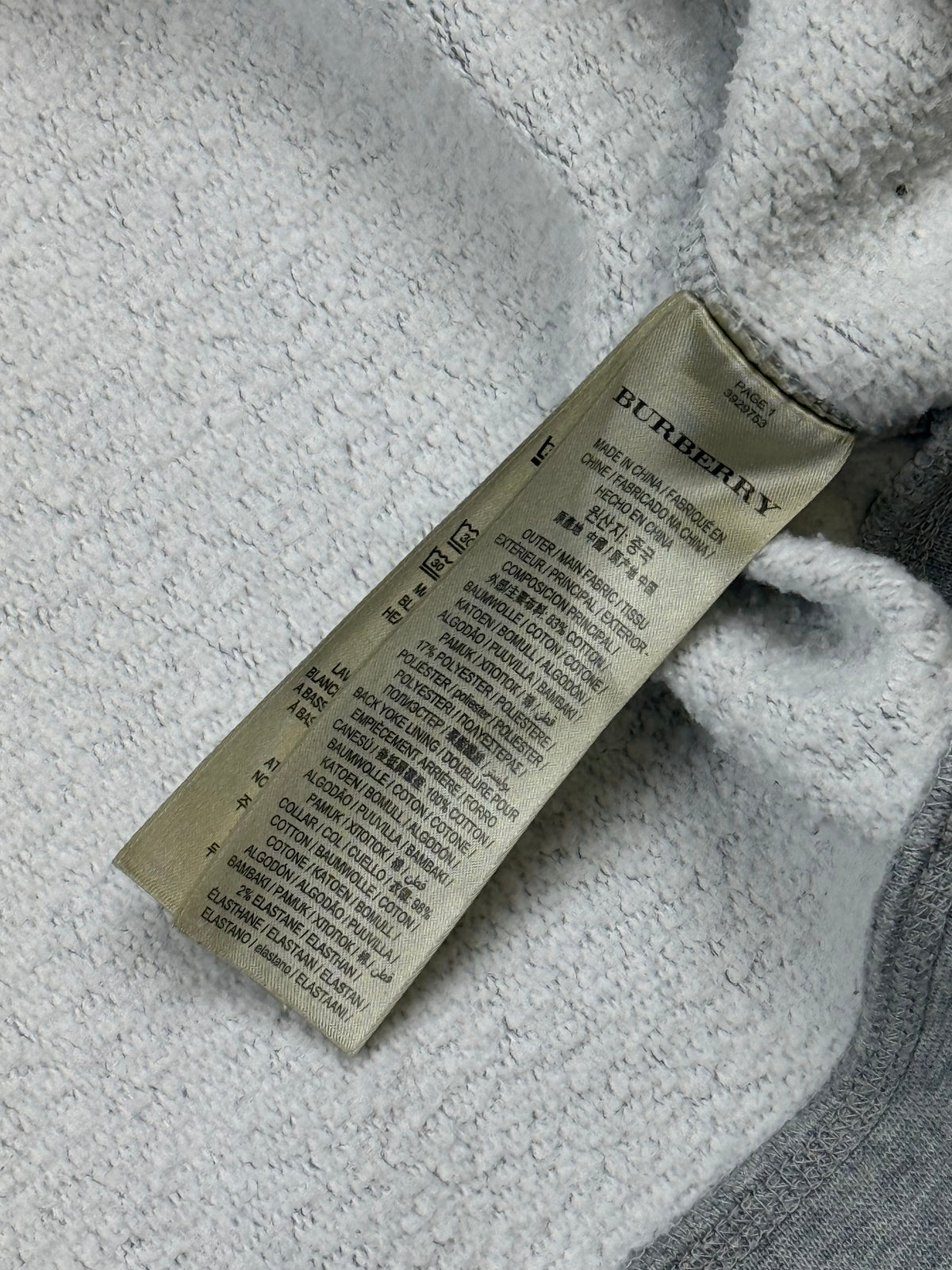 vintage Burberry sweatjacket {XXL}