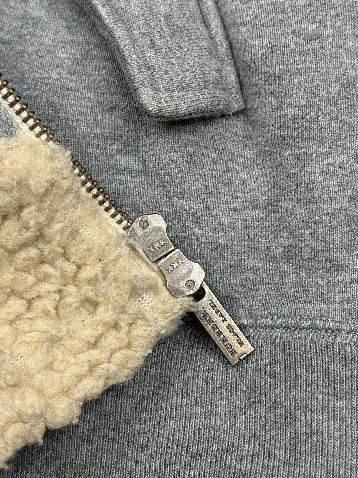 vintage Burberry Black Label sweatjacket {S}