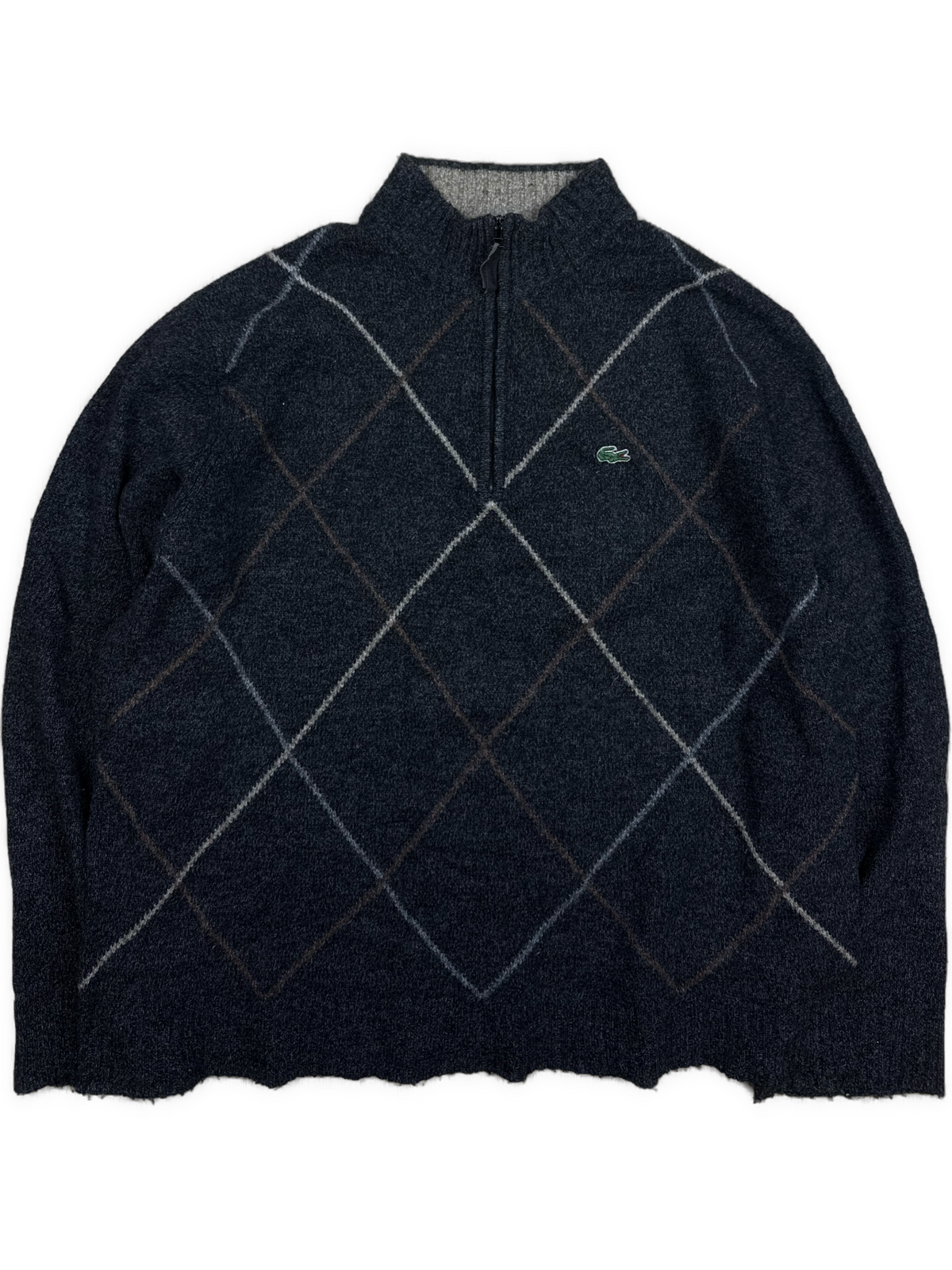 vintage Lacoste quarterzip {S}