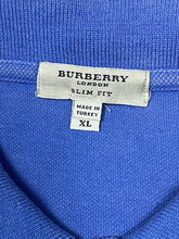 Load image into Gallery viewer, vintage purple Burberry polo {XL}
