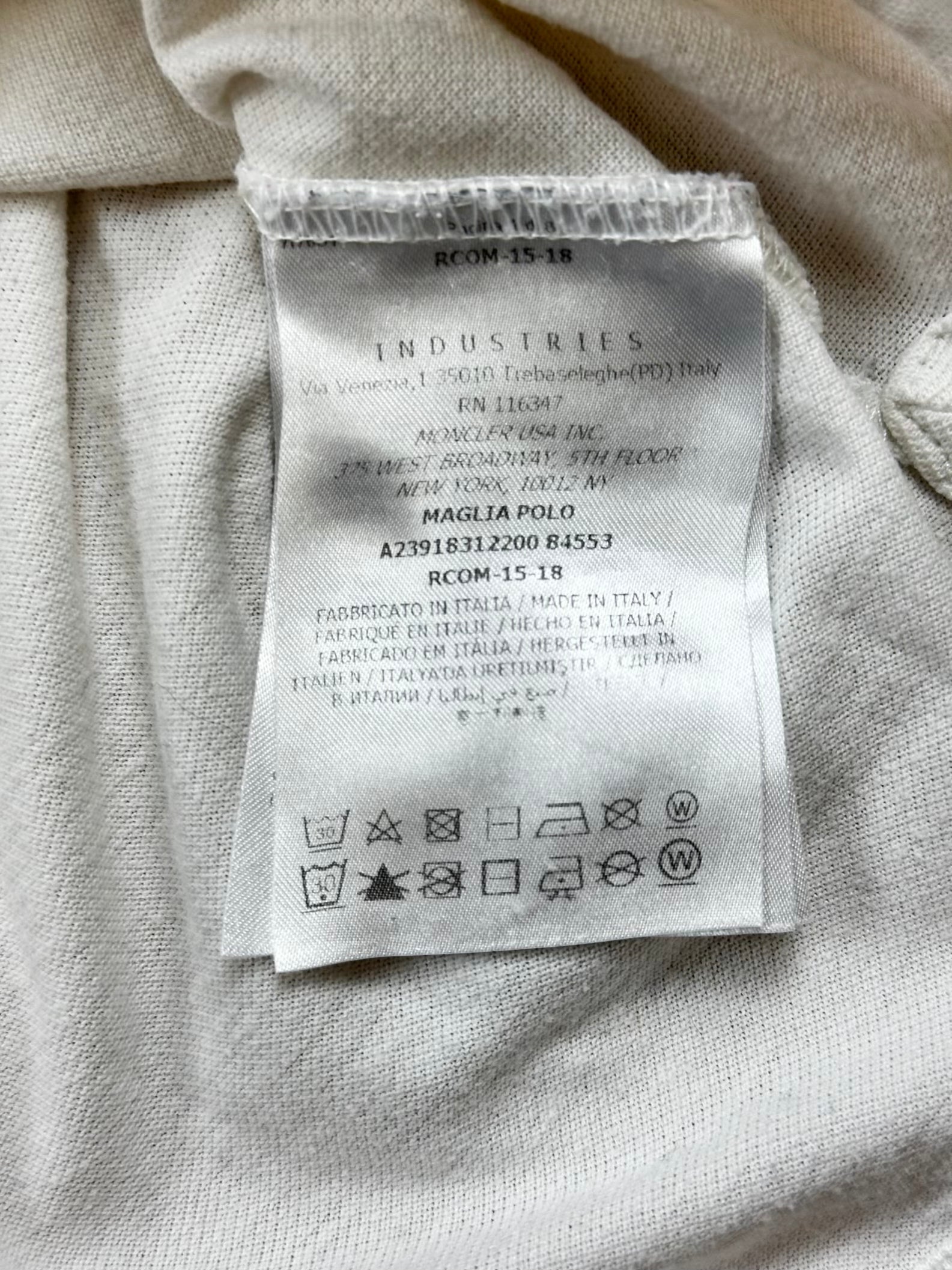 vintage Moncler polo long {S}