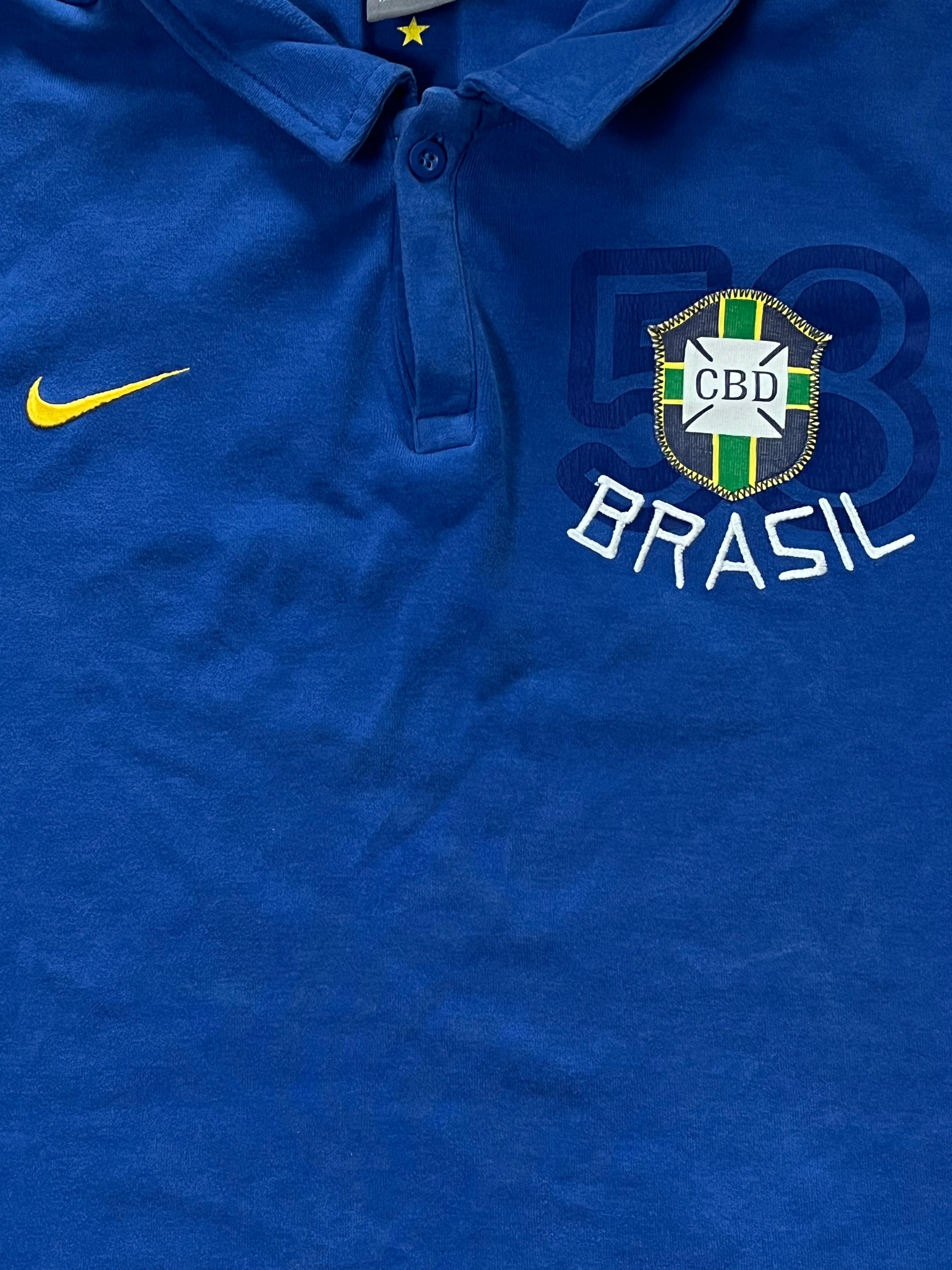 vintage Nike Brasil polo {L}