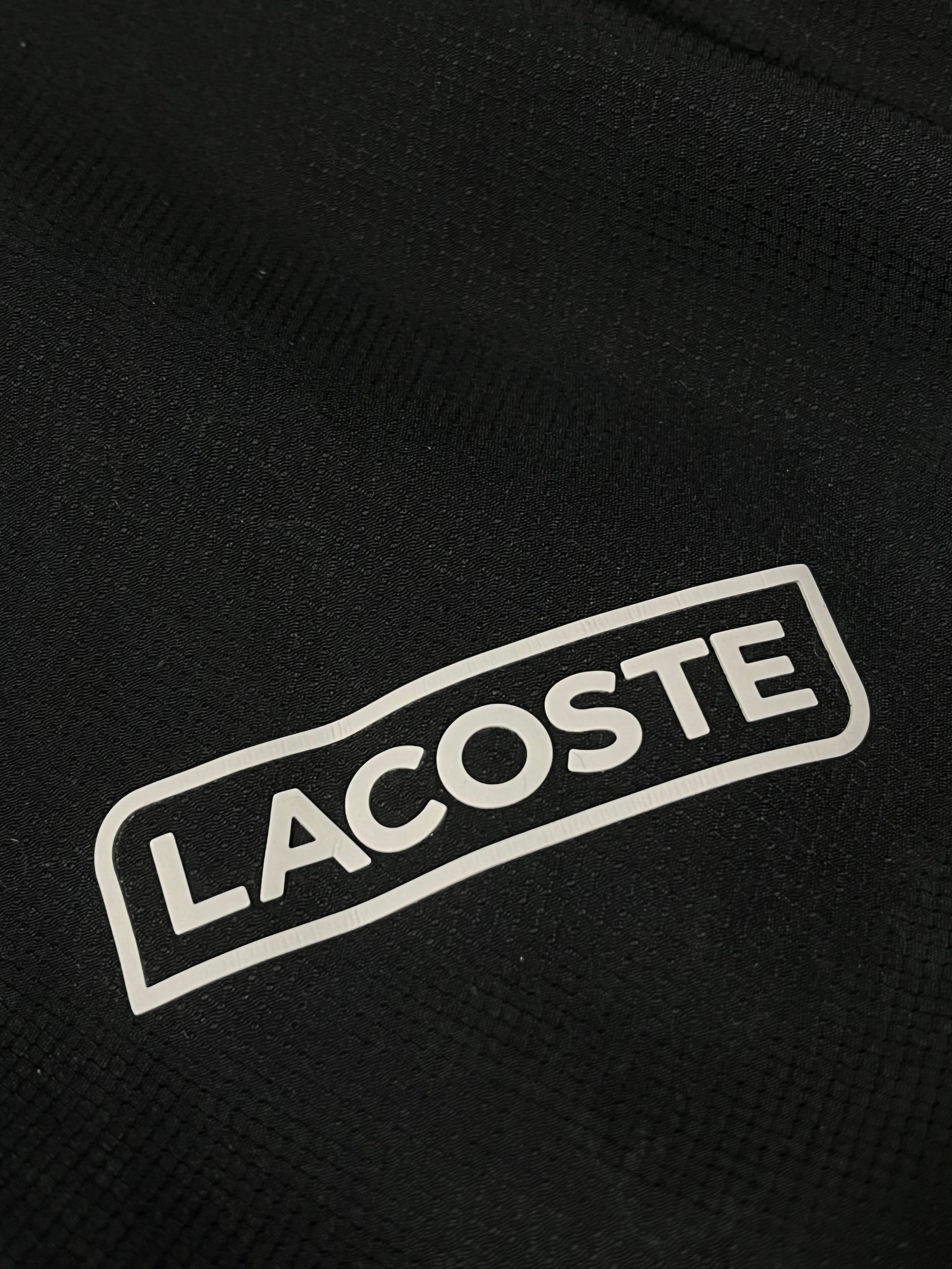 black/white Lacoste windbreaker {M}