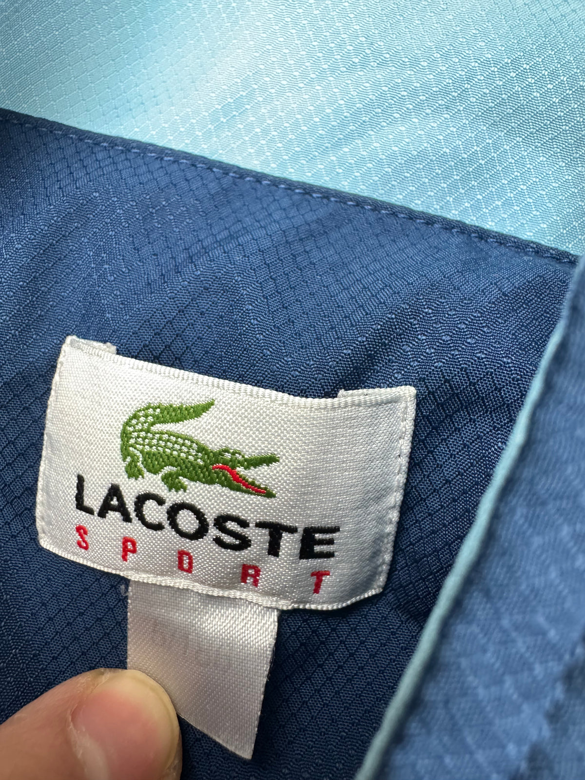 vintage Lacoste windbreaker {L}