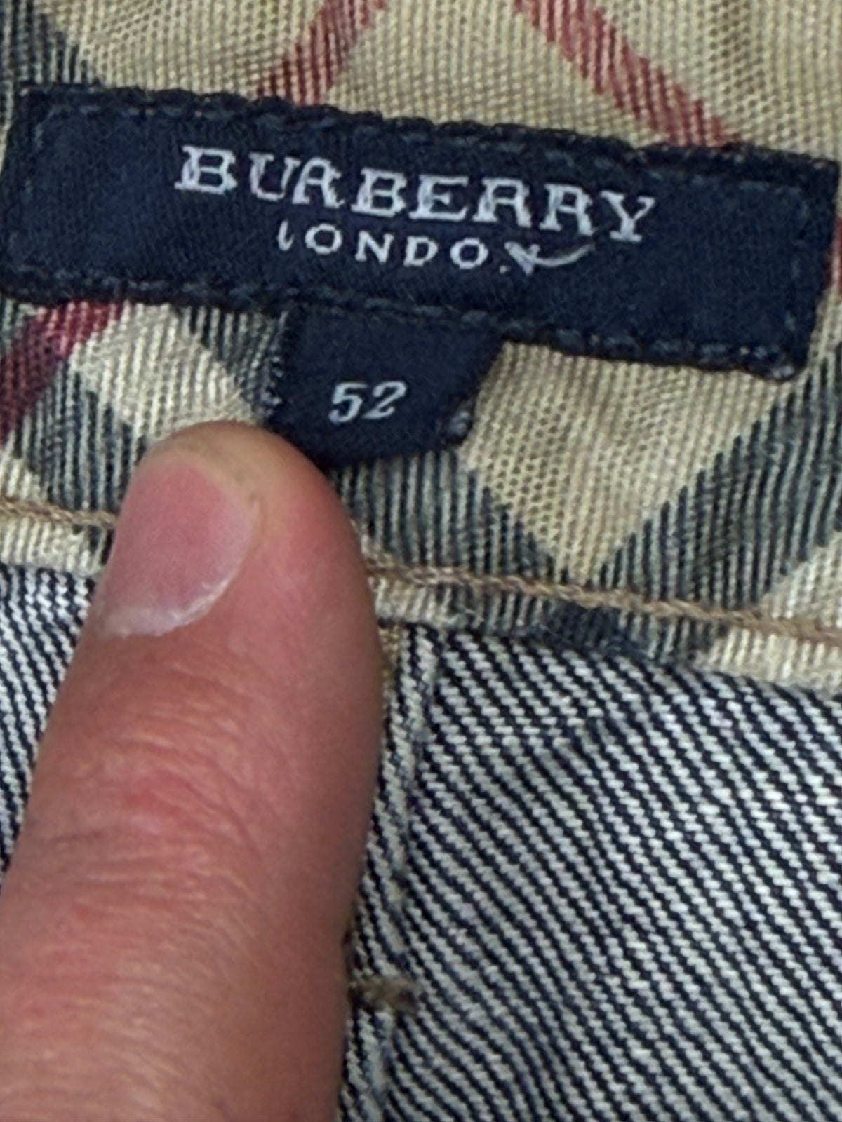 vintage Burberry jeans