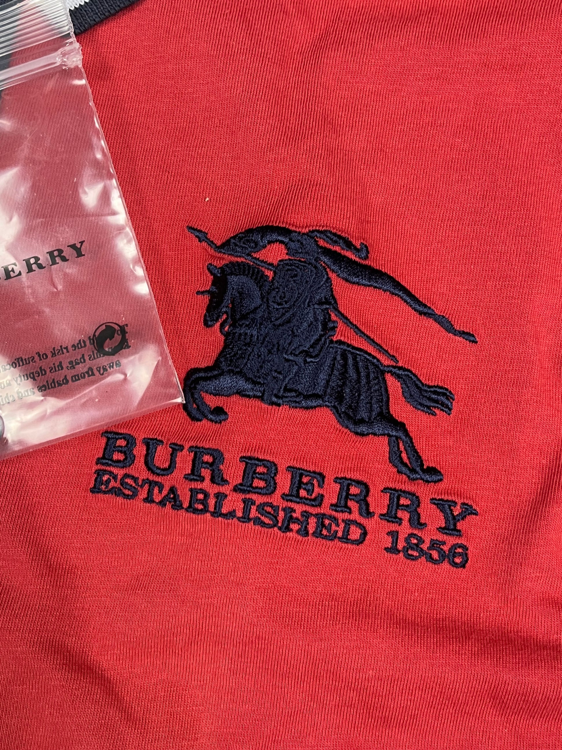 vintage Burberry long polo DSWT {XS}