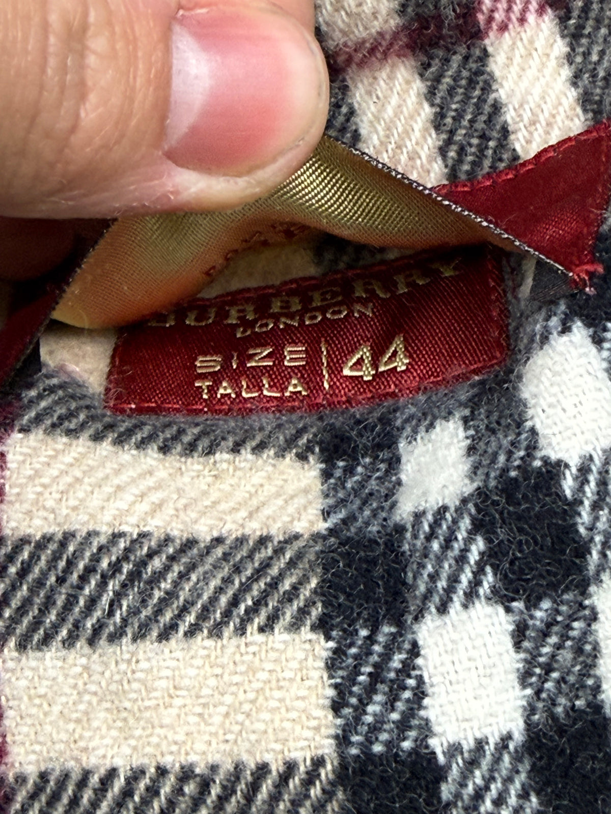 vintage Burberry coat {S}