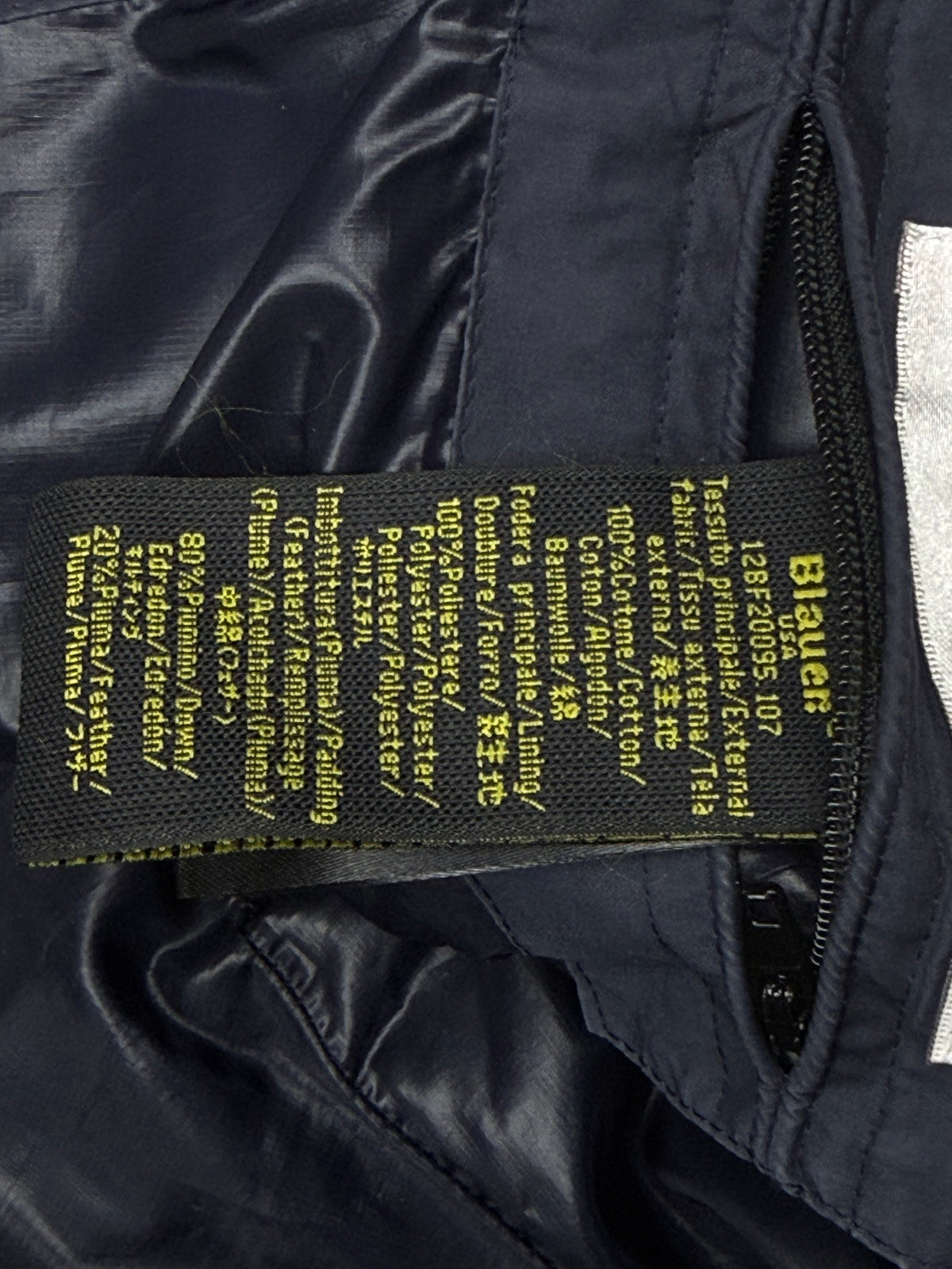 vintage Blauer winterjacket (real fur) {S}