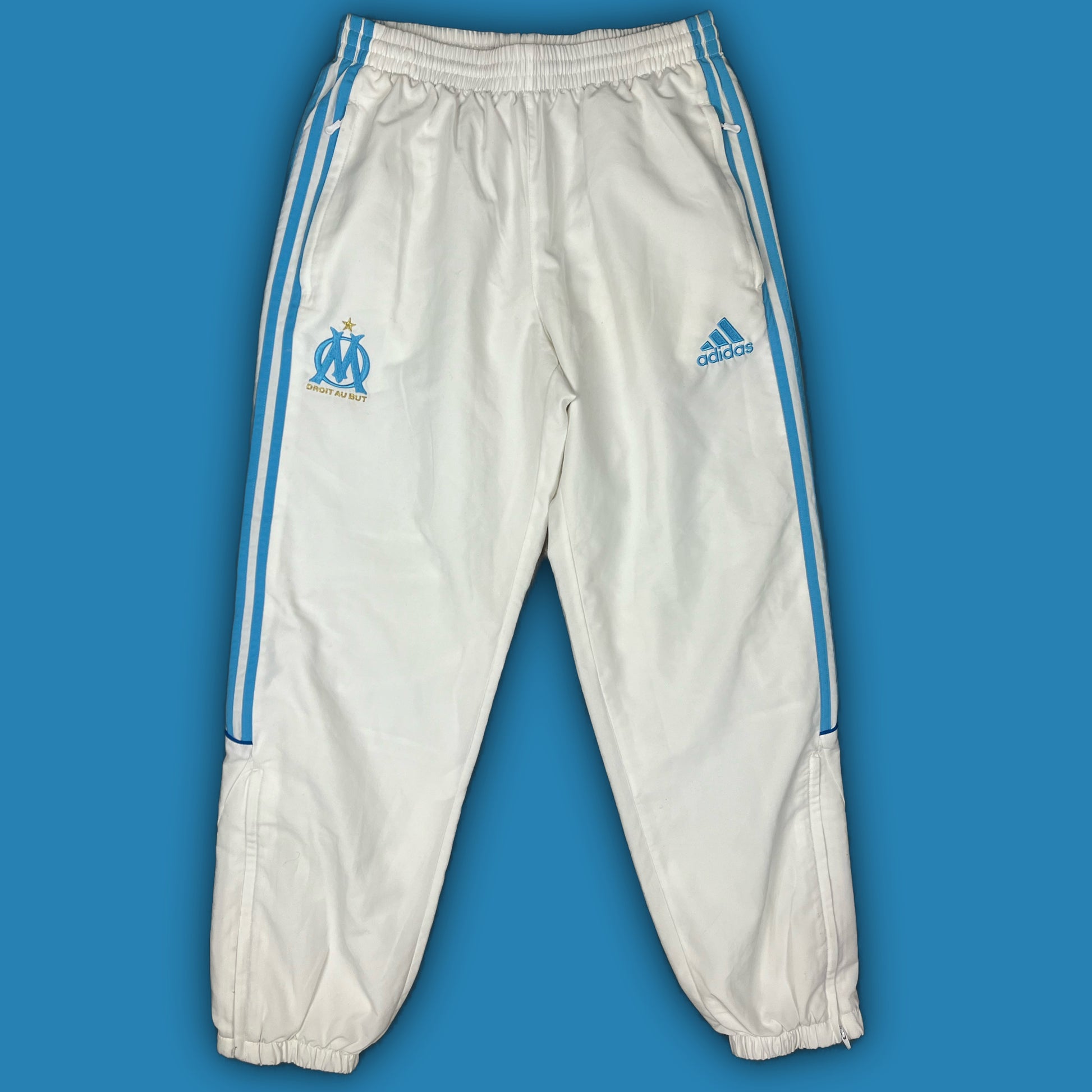 vintage Adidas Olympique Marseille trackpants {L}