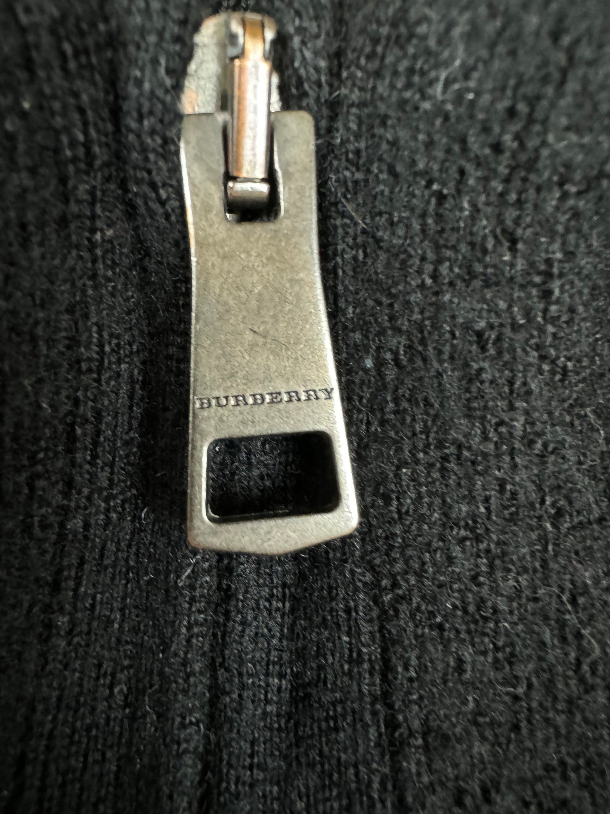 vintage Burberry quarter zip {XS}