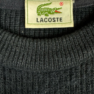 vintage navyblue Lacoste knittedsweater {XL}